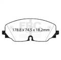 EBC Brakes UD2074 Ultimax OEM Replacement Brake Pads