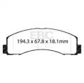 EBC Brakes UD2087 Ultimax OEM Replacement Brake Pads
