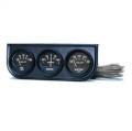 AutoMeter 2347 Autogage Black Oil/Amp/Water Black Console