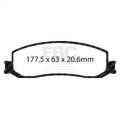 EBC Brakes DP63000 6000 Series Greenstuff Truck/SUV Brakes Disc Pads
