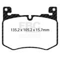 EBC Brakes DP42412R Yellowstuff Street And Track Brake Pads