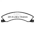 EBC Brakes DP63021 6000 Series Greenstuff Truck/SUV Brakes Disc Pads