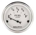 AutoMeter 1605 Old Tyme White Fuel Level Gauge