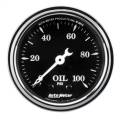 AutoMeter 1721 Old Tyme Black Mechanical Oil Pressure Gauge