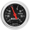 AutoMeter 2401 Traditional Chrome Mechanical Boost/Vacuum Gauge