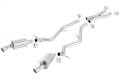 Borla 140276 S-Type Cat-Back Exhaust System
