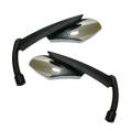 CIPA Mirrors 01904 Motorcycle Classic Knife Blade Style Mirror Kit