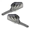 CIPA Mirrors 01915 Motorcycle Skeleton Hand Mirror
