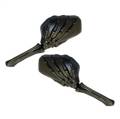 CIPA Mirrors 01916 Motorcycle Skeleton Hand Mirror