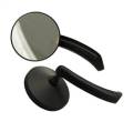 CIPA Mirrors 01931 Motorcycle Small Round Mirror Kit