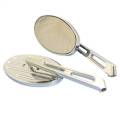 CIPA Mirrors 01932 Motorcycle Oval Dashed Lines Mirror Kit