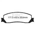 EBC Brakes DP43001R Yellowstuff Street And Track Brake Pads