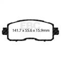 EBC Brakes DP23011 Greenstuff 2000 Series Sport Brake Pads