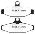 EBC Brakes DP31165C Redstuff Ceramic Low Dust Brake Pads