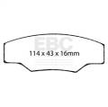 EBC Brakes DP4003R Yellowstuff Street And Track Brake Pads
