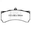EBC Brakes DP4005R Yellowstuff Street And Track Brake Pads