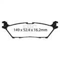 EBC Brakes ED93142 Truck/SUV Extra Duty Brake Pads