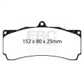 EBC Brakes DP4009R Yellowstuff Street And Track Brake Pads