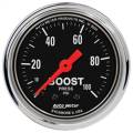 AutoMeter 2406 Traditional Chrome Mechanical Boost/Vacuum Gauge