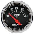 AutoMeter 2534 Traditional Chrome Differential Temperature
