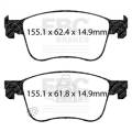 EBC Brakes UD2115 Ultimax OEM Replacement Brake Pads