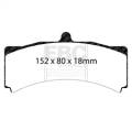 EBC Brakes DP4012R Yellowstuff Street And Track Brake Pads