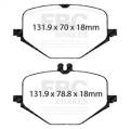 EBC Brakes DP42443R Yellowstuff Street And Track Brake Pads