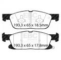 EBC Brakes S4KF1822 S4 Kits Redstuff and USR Rotor
