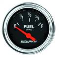 AutoMeter 2514 Traditional Chrome Electric Fuel Level Gauge