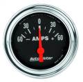 AutoMeter 2586 Traditional Chrome Electric Ammeter Gauge