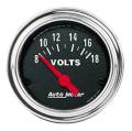 AutoMeter 2592 Traditional Chrome Electric Voltmeter Gauge