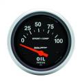 AutoMeter 3522 Sport-Comp Electric Oil Pressure Gauge