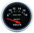 AutoMeter 3592 Sport-Comp Electric Voltmeter Gauge