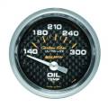 AutoMeter 4748 Carbon Fiber Electric Oil Temperature Gauge