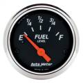 AutoMeter 1424 Designer Black Fuel Level Gauge