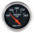 AutoMeter 1436 Designer Black Water Temperature Gauge