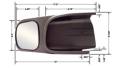 CIPA Mirrors 10700 Custom Towing Mirror Set