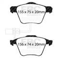 EBC Brakes S12KF1234 S12 Kits Redstuff and RK Rotors