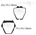 EBC Brakes S11KF1164 S11 Kits Greenstuff 2000 and RK Rotors