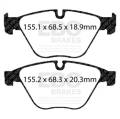 EBC Brakes S2KF1461 S2 Kits Greenstuff 2000 and USR Rotors